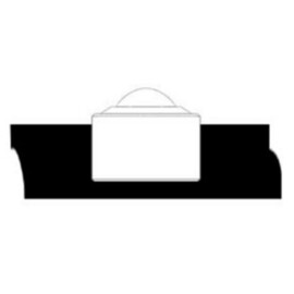 Kugelrolle, 25.4 mm, für Einbaumontage