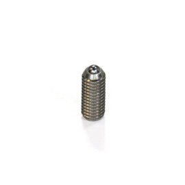 Ball roller, full thread, stainless steel, with spring, M10